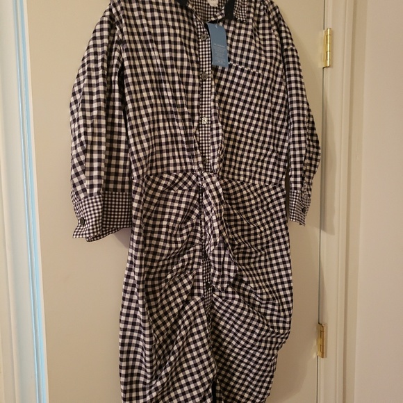 Gap x Sarah Jessica Parker Gingham Shirt Dress - Picture 3 of 5